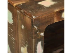 Mesa de centro | Mesa de apoio | Mesa de café 90x50x35 cm Madeira recuperada maciça^ Mesa De Centro