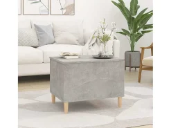 Mesa de centro | Mesa de apoio 60x44.5x45 cm derivados madeira cimento^ Mesa De Centro
