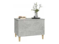 Mesa de centro | Mesa de apoio 60x44.5x45 cm derivados madeira cimento^ Mesa De Centro