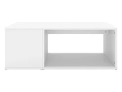 Mesa De Centro* Mesa de centro | Mesa de apoio 90x67x33 cm derivados de madeira Branco