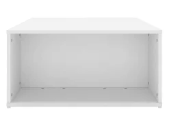 Mesa De Centro* Mesa de centro | Mesa de apoio 90x67x33 cm derivados de madeira Branco
