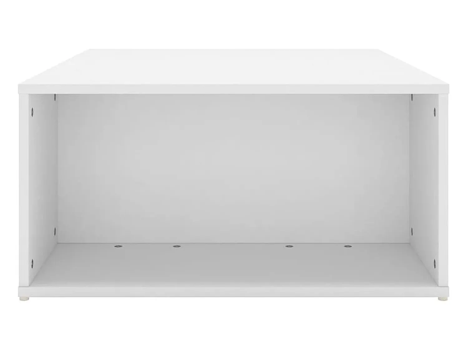 Mesa De Centro* Mesa de centro | Mesa de apoio 90x67x33 cm derivados de madeira Branco