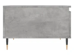 Mesa De Centro| Mesa de centro | Mesa de apoio 55x55x36.5 cm derivados madeira cimento Cinzento