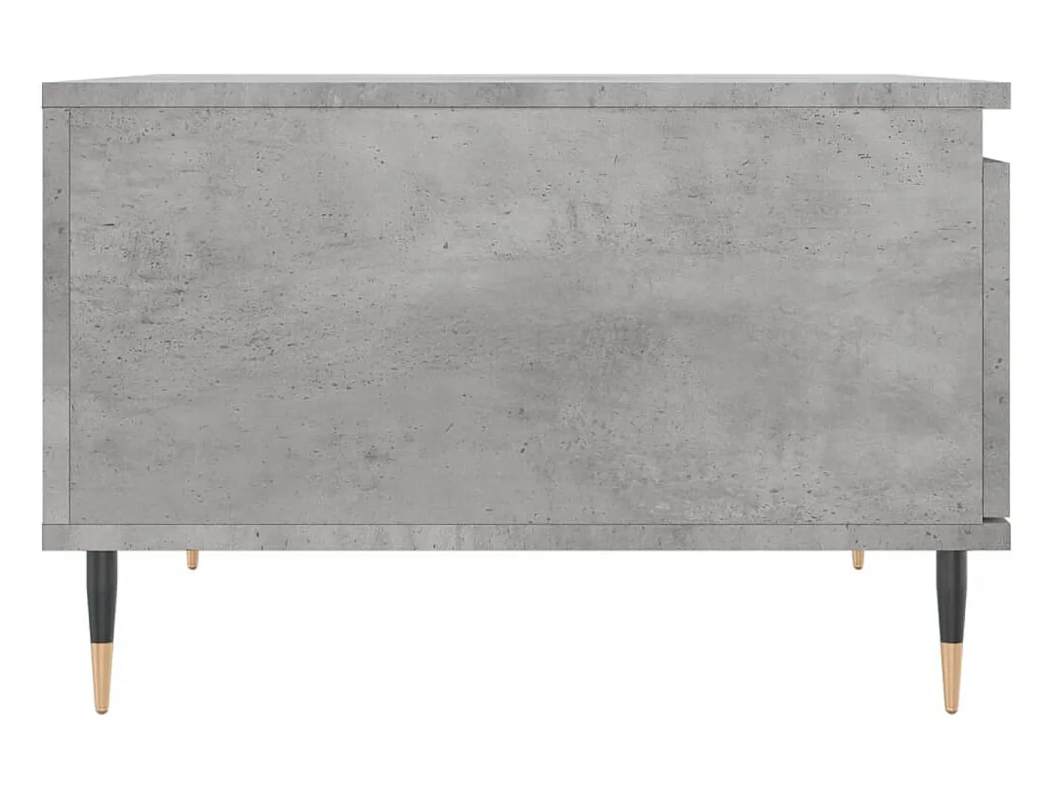 Mesa De Centro| Mesa de centro | Mesa de apoio 55x55x36.5 cm derivados madeira cimento Cinzento