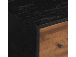Online Mesa de centro | Mesa de apoio | Mesa de café 90x50x41 cm teca recuperada maciça Castanho