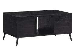 Online Mesa de centro | Mesa de apoio | Mesa de café 90x50x41 cm teca recuperada maciça Castanho