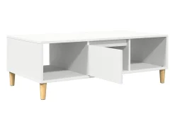 New Mesa de centro | Mesa de apoio 102x55x35 cm Branco