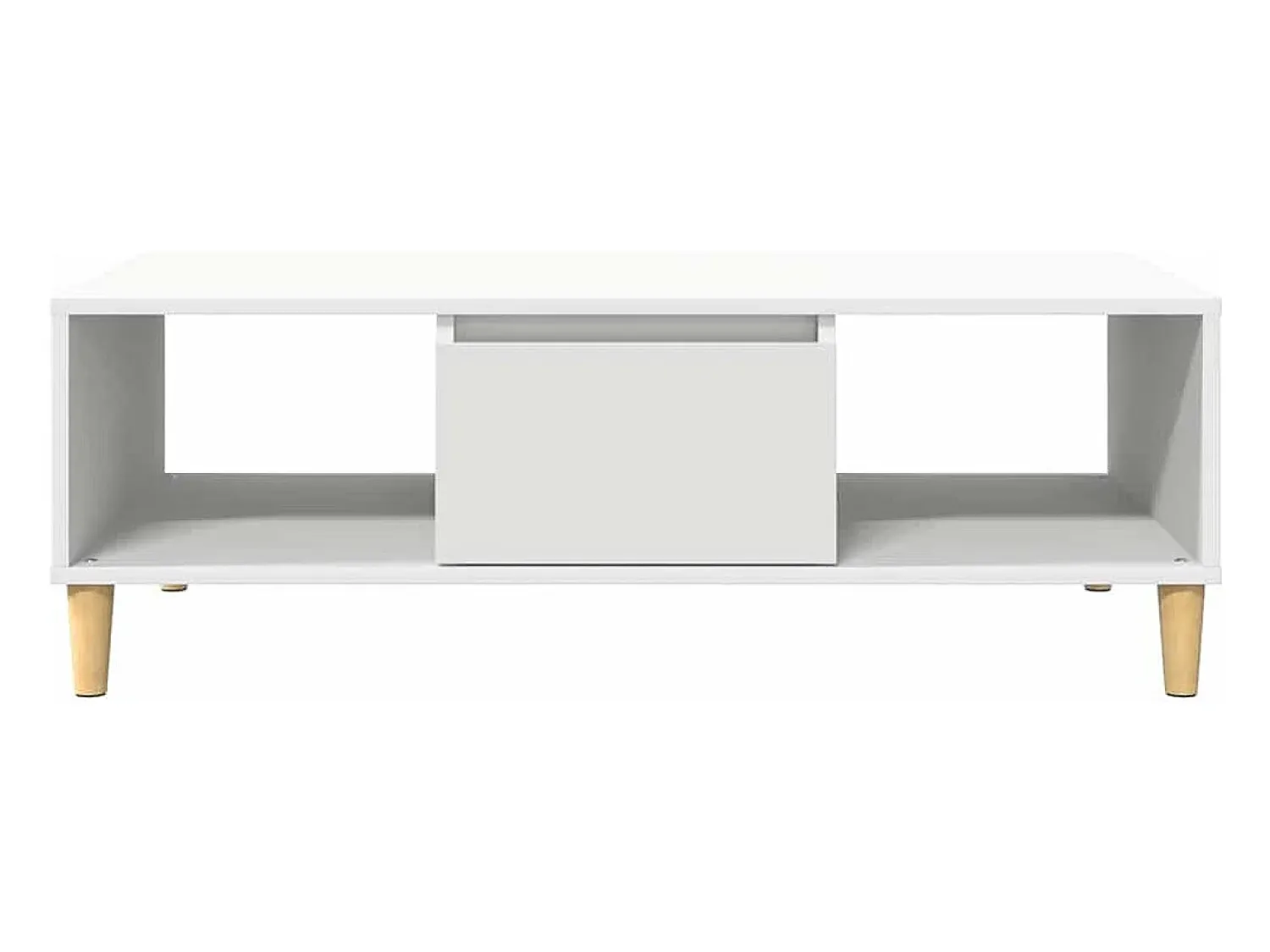 New Mesa de centro | Mesa de apoio 102x55x35 cm Branco