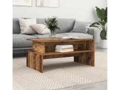 Mesa de centro | Mesa de apoio Madeira antiga 90x55x42.5 cm^ Mesa De Centro