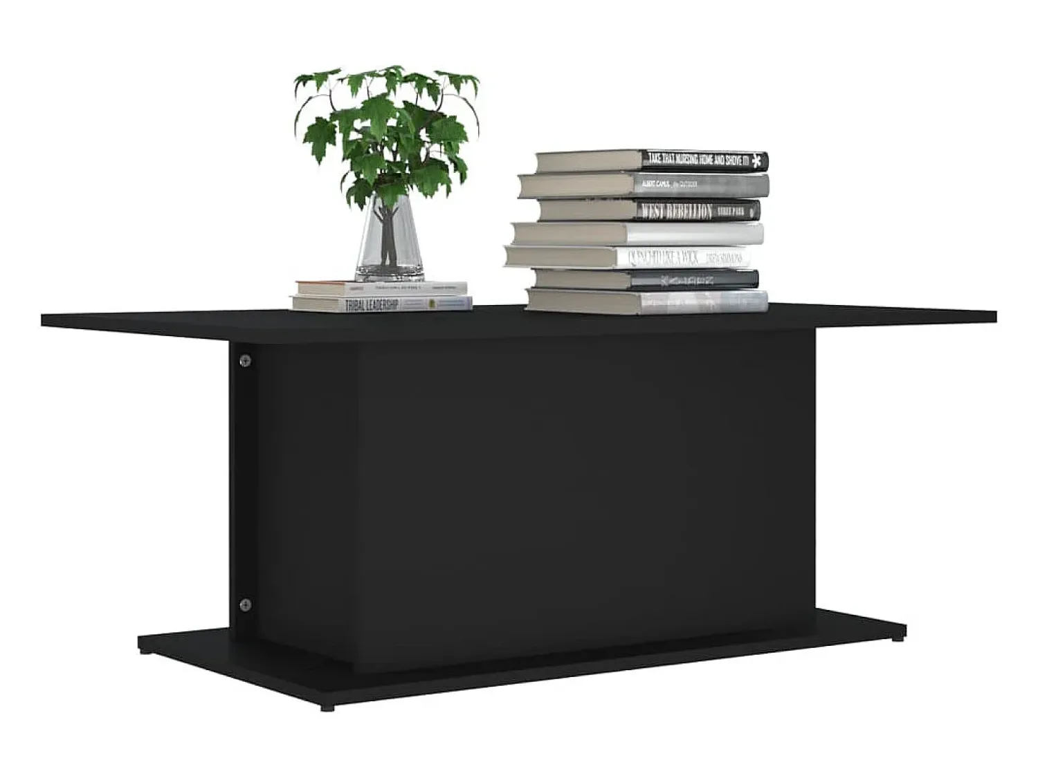 Mesa de centro | Mesa de apoio 102x55.5x40 cm derivados de madeira^ Mesa De Centro