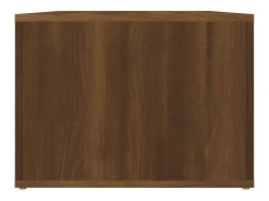 Mesa De Centro| Mesa de centro | Mesa de apoio 80x50x36 cm derivados de madeira carvalho Castanho