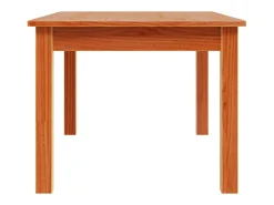 Mesa De Centro* Mesa de centro | Mesa de apoio 80x50x40 cm madeira pinho maciça cera Castanho