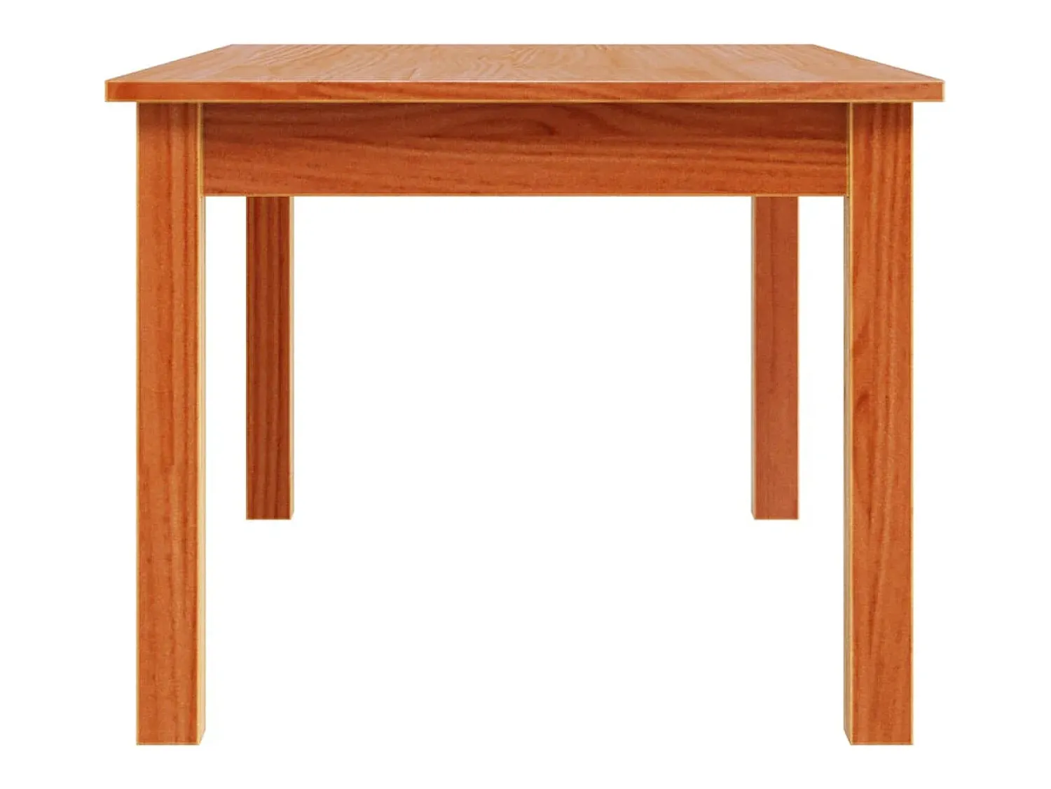 Mesa De Centro* Mesa de centro | Mesa de apoio 80x50x40 cm madeira pinho maciça cera Castanho