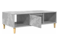 Hot Mesa de centro | Mesa de apoio cimento 103.5x60x35 cm Cinzento