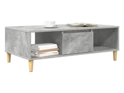 Hot Mesa de centro | Mesa de apoio cimento 103.5x60x35 cm Cinzento
