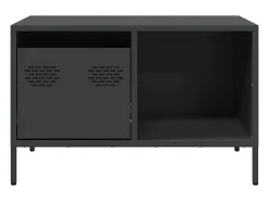 Mesa de centro | Mesa de apoio 68.5x50x43.5 cm aço laminado a frio^ Mesa De Centro