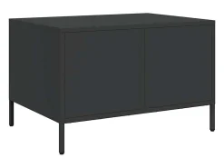 Mesa de centro | Mesa de apoio 68.5x50x43.5 cm aço laminado a frio^ Mesa De Centro