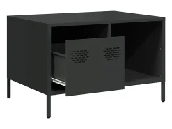 Mesa de centro | Mesa de apoio 68.5x50x43.5 cm aço laminado a frio^ Mesa De Centro
