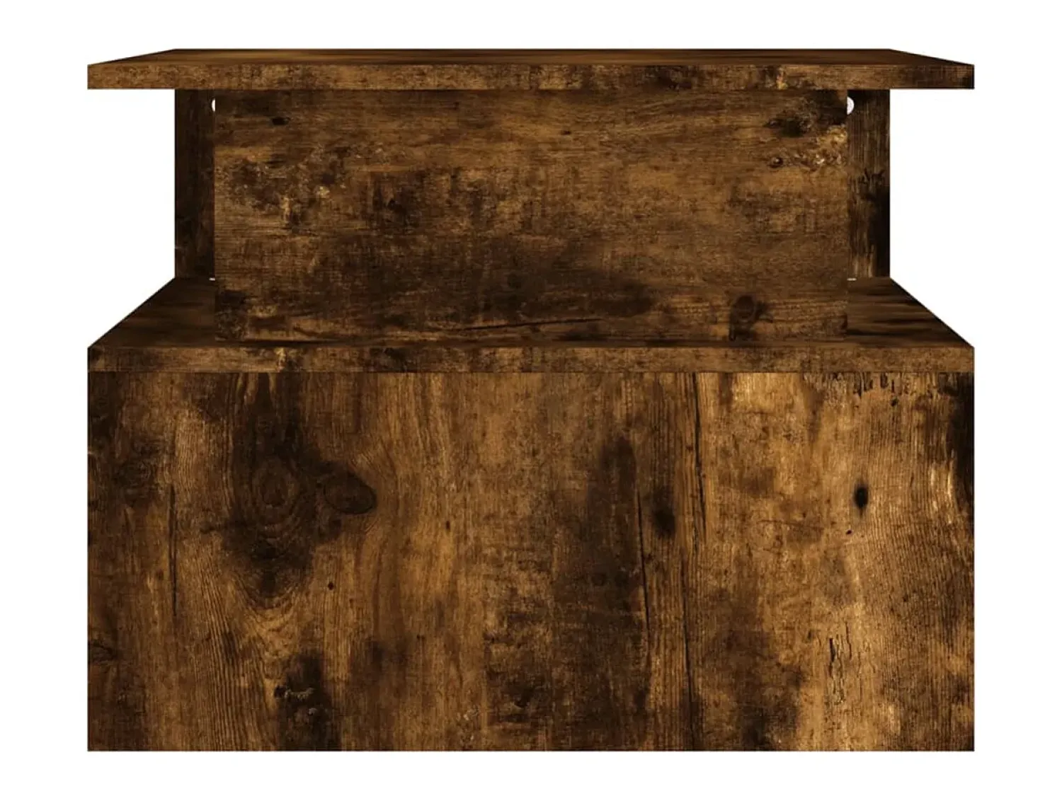 Mesa De Centro* Mesa de centro | Mesa de apoio 90x55x42.5cm derivados madeira carvalho fumado Castanho