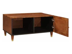 Mesa De Centro* Mesa de centro | Mesa de apoio 80x50x40 cm Castanho
