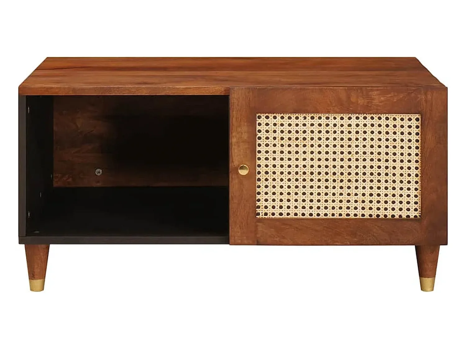 Mesa De Centro* Mesa de centro | Mesa de apoio 80x50x40 cm Castanho