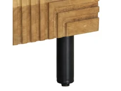 Mesa de centro | Mesa de apoio 80x50x40 cm madeira de mangueira maciça^ Mesa De Centro