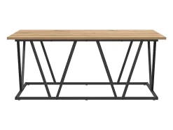 Mesa De Centro| Mesa de centro | Mesa de apoio | Mesa de café carvalho artisiano 100x50x40 cm Castanho