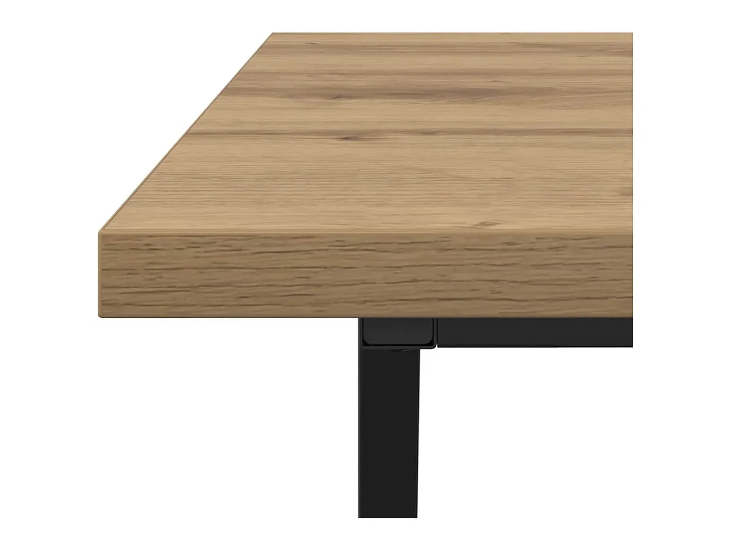 Mesa De Centro| Mesa de centro | Mesa de apoio | Mesa de café carvalho artisiano 100x50x40 cm Castanho
