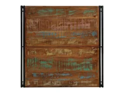 Mesa de centro | Mesa de apoio 100x100x35 cm madeira maciça recuperada^ Mesa De Centro