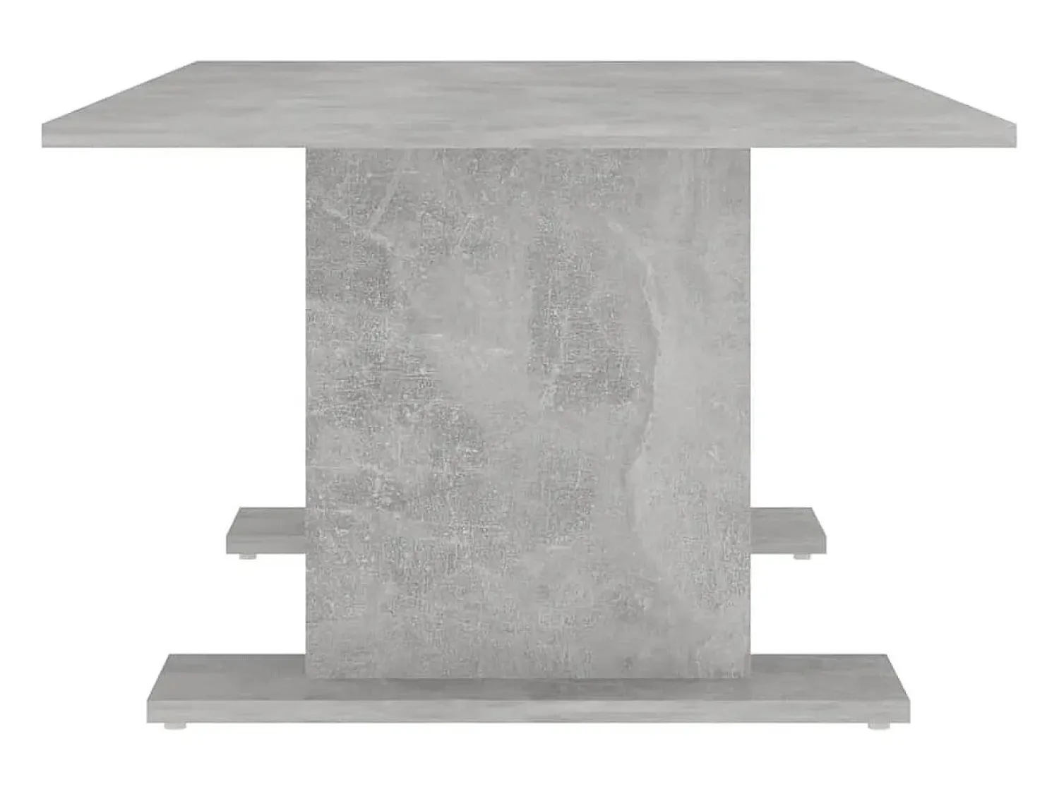 Mesa De Centro* Mesa de centro | Mesa de apoio 103.5x60x40 cm contraplacado cimento Cinzento