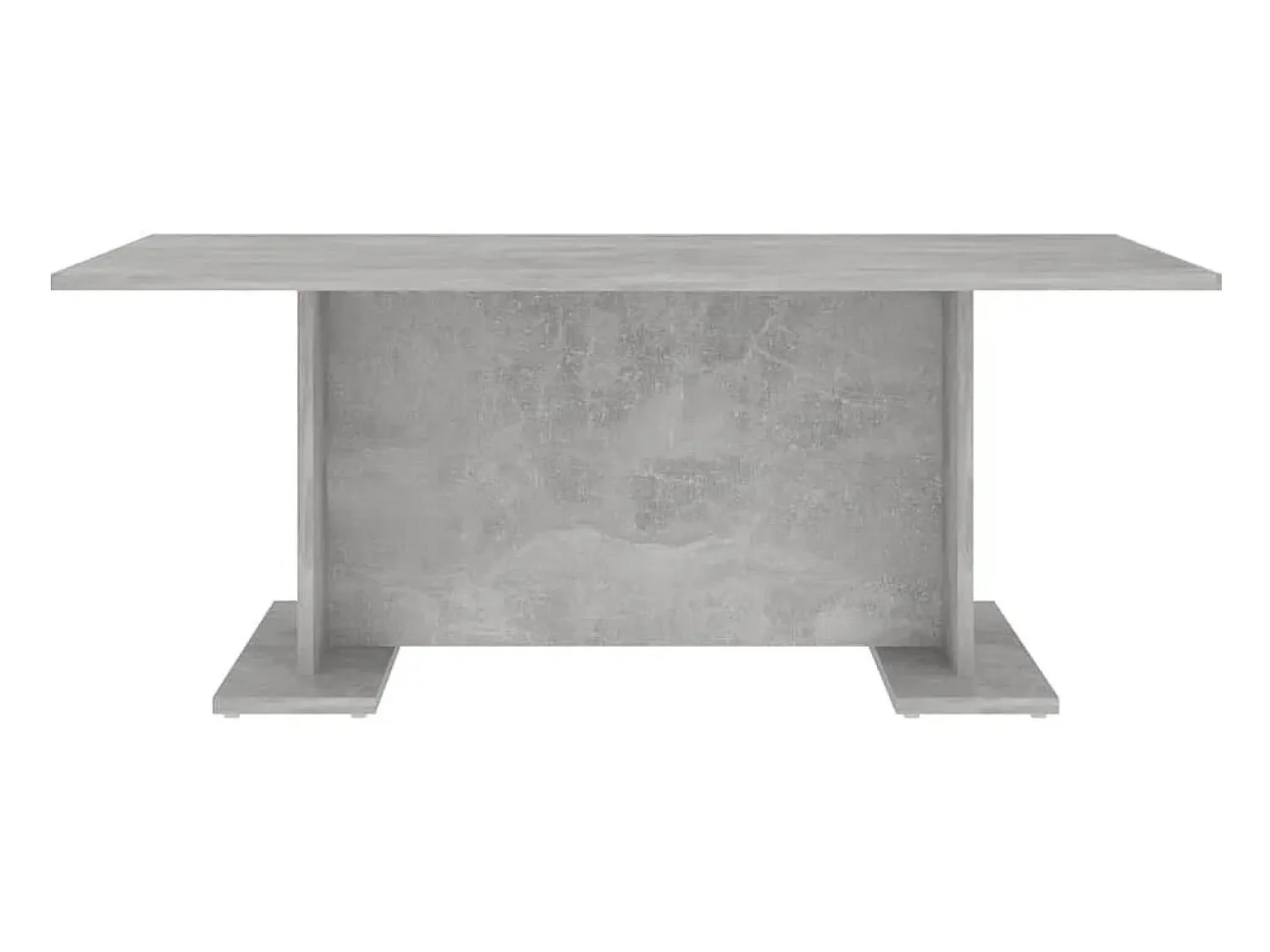 Mesa De Centro* Mesa de centro | Mesa de apoio 103.5x60x40 cm contraplacado cimento Cinzento