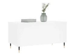 Hot Mesa de centro | Mesa de apoio 90x44.5x45 cm derivados de madeira Branco