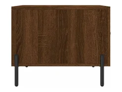 Mesa De Centro| Mesa de centro | Mesa de apoio 50x50x40 cm derivados madeira carvalho Castanho