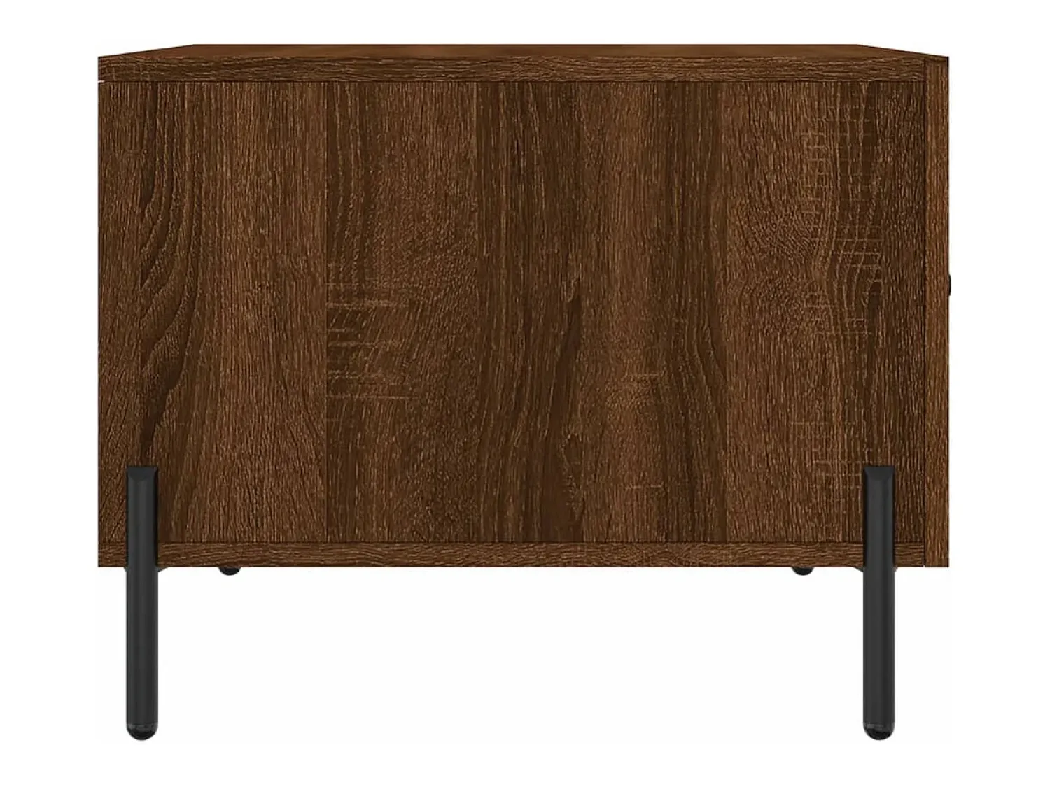 Mesa De Centro| Mesa de centro | Mesa de apoio 50x50x40 cm derivados madeira carvalho Castanho