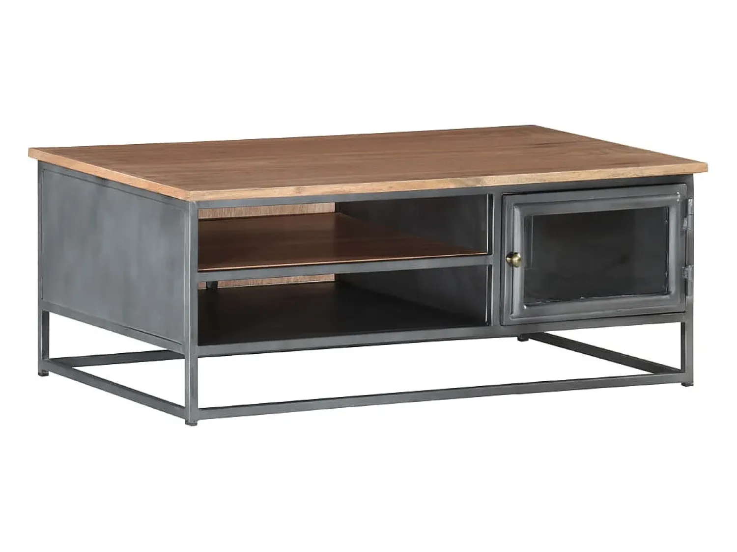 Mesa de centro | Mesa de apoio 90x50x35 cm madeira de acácia maciça^ Mesa De Centro