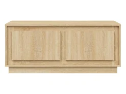 Mesa De Centro* Mesa de centro | Mesa de apoio 102x50x44 cm derivados madeira carvalho sonoma Castanho