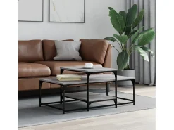 Mesa de centro | Mesa de apoio 102x60x45 cm derivados madeira sonoma^ Mesa De Centro