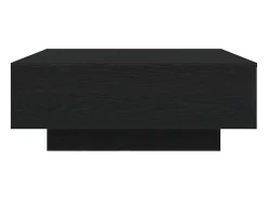 Mesa De Centro* Mesa de centro | Mesa de apoio Carvalho 80x80x31 cm Preto
