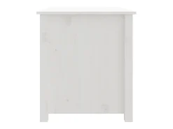 Mesa De Centro* Mesa de centro | Mesa de apoio 71x49x55 cm pinho maciço Branco