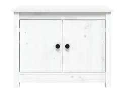 Mesa De Centro* Mesa de centro | Mesa de apoio 71x49x55 cm pinho maciço Branco