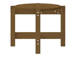 Mesa De Centro| Mesa de centro | Mesa de apoio 87x48x35 cm madeira de pinho maciça -mel Castanho