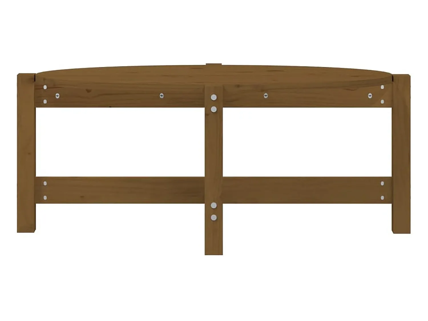 Mesa De Centro| Mesa de centro | Mesa de apoio 87x48x35 cm madeira de pinho maciça -mel Castanho