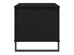 Mesa De Centro| Mesa de centro | Mesa de apoio | Mesa de café Carvalho 60x44.5x45 cm Preto