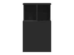 Clearance Mesa de centro | Mesa de apoio 35x35x60 cm derivados de madeira Preto
