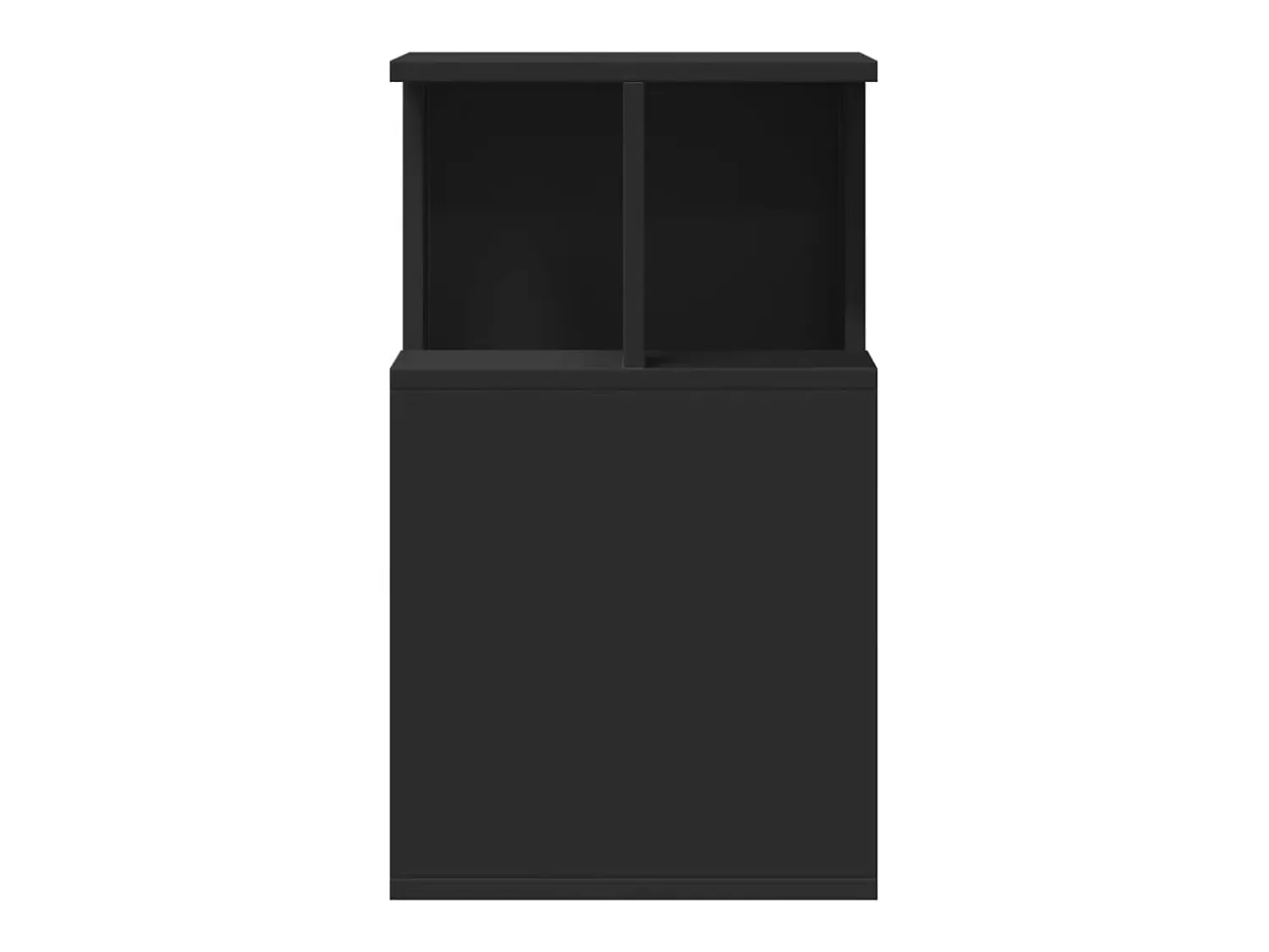 Clearance Mesa de centro | Mesa de apoio 35x35x60 cm derivados de madeira Preto