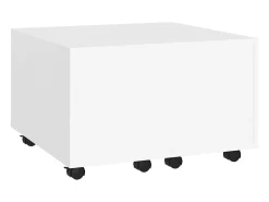 Mesa De Centro| Mesa de centro | Mesa de apoio 60x60x38 cm derivados de madeira Branco