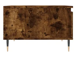 Mesa De Centro* Mesa de centro | Mesa de apoio 55x55x36.5 cm derivados madeira carvalho fumado Castanho