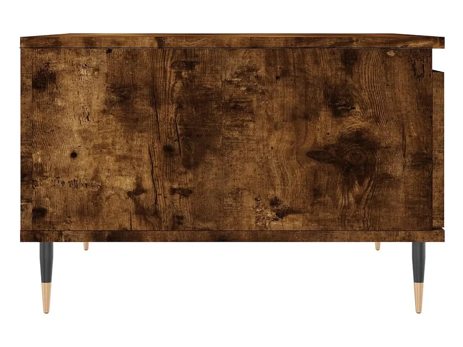 Mesa De Centro* Mesa de centro | Mesa de apoio 55x55x36.5 cm derivados madeira carvalho fumado Castanho