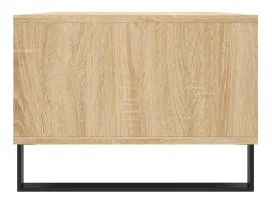 Mesa de centro | Mesa de apoio 90x50x36.5 cm derivados madeira carvalho sonoma^ Mesa De Centro