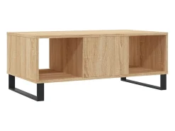 Mesa de centro | Mesa de apoio 90x50x36.5 cm derivados madeira carvalho sonoma^ Mesa De Centro